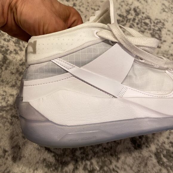 nike Kevin Durant NO 7 ct6707-991 size 10 in EUC white and grey in decent used - Picture 4 of 11